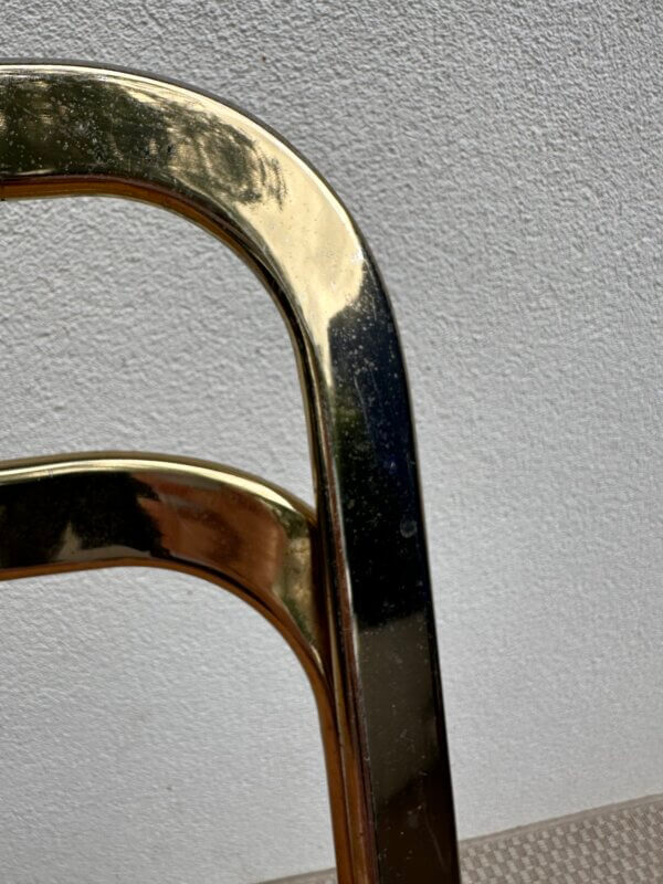 Chaise pliante vintage dorée – Giorgio Cattelan pour CIDUE – Image 11
